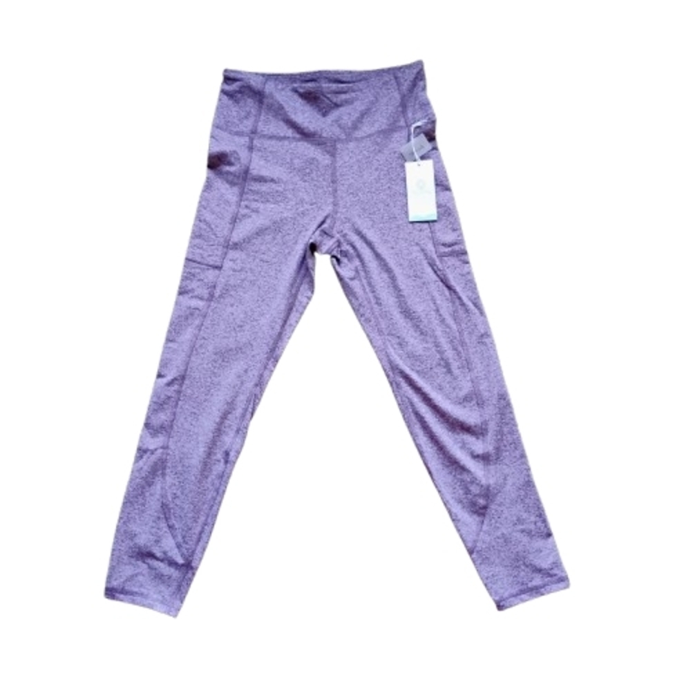 NWT‎ Balance Collection Leggings M Purple High Waist Dry-Wik Stretch
